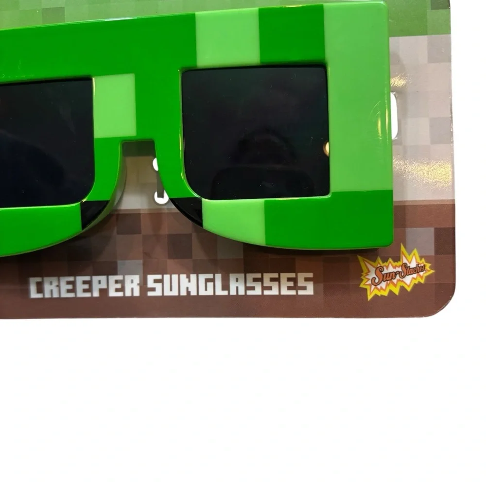 Brand new in Package‎ Sun-Staches Minecraft Creeper Kids Sunglasses Age 3-9